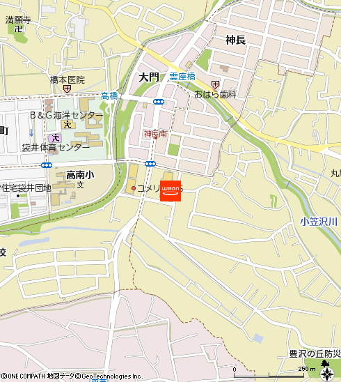マックスバリュ袋井豊沢店付近の地図